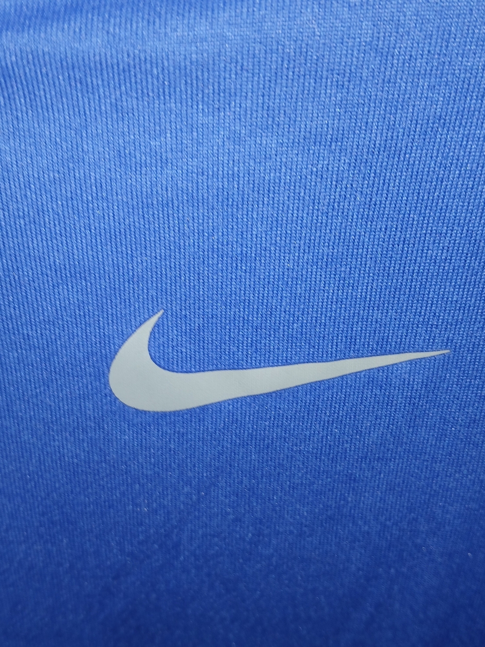 Nike NWT Women's L Long-Sleeve Athletic Tee - Blue with Silver Swoosh - Picture 8 of 8